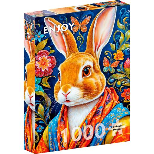 Puzzle Enjoy Conejo Genial de 1000 Piezas