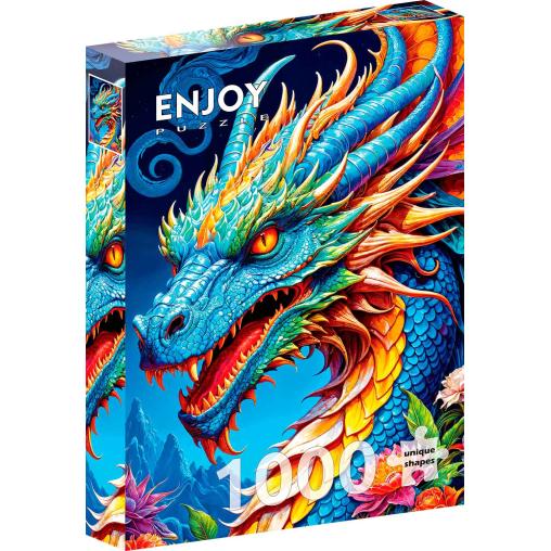 Puzzle Enjoy Dragón Azul de 1000 Piezas