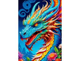 Puzzle Enjoy Dragón Azul de 1000 Piezas