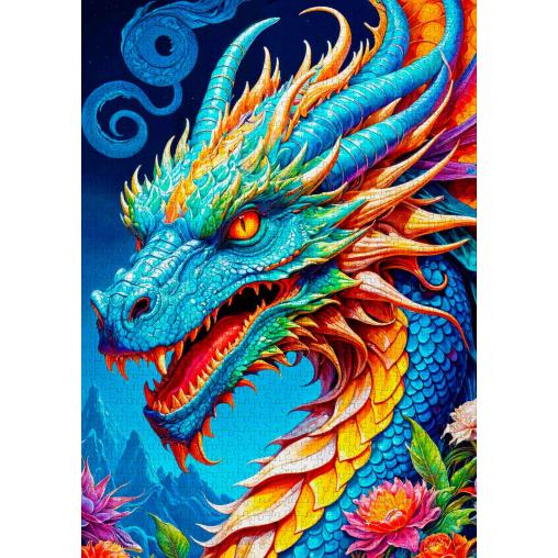 Puzzle Enjoy Dragón Azul de 1000 Piezas