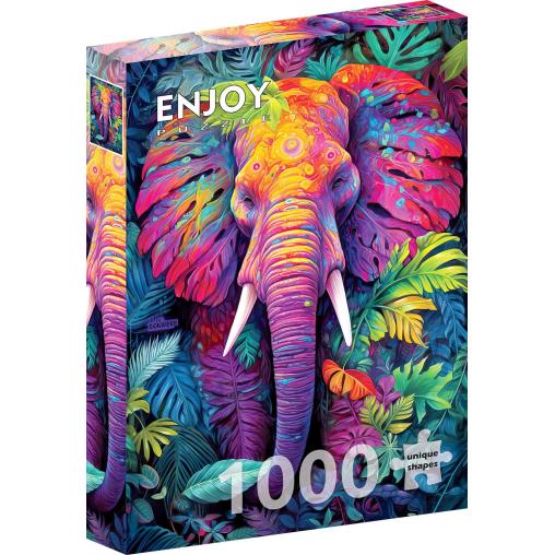 Puzzle Enjoy Elefante Disfrazado de 1000 Piezas