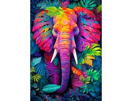 Puzzle Enjoy Elefante Disfrazado de 1000 Piezas