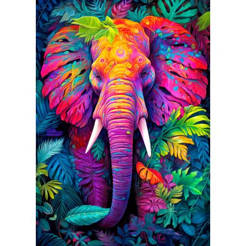 Puzzle Enjoy Elefante Disfrazado de 1000 Piezas