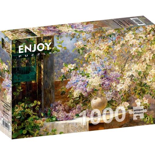 Puzzle Enjoy En el Cenador Florecido de 1000 Piezas