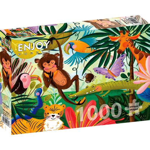 Puzzle Enjoy En la Jungla de 1000 Piezas