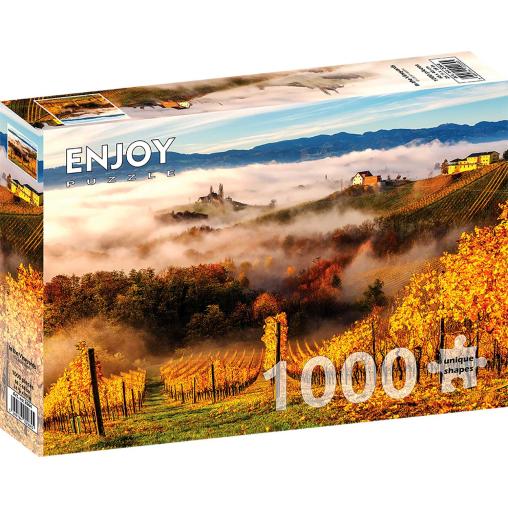 Puzzle Enjoy En los Viñedos de 1000 Piezas