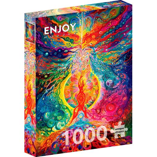 Puzzle Enjoy Epicentro De Arcoiris de 1000 Piezas