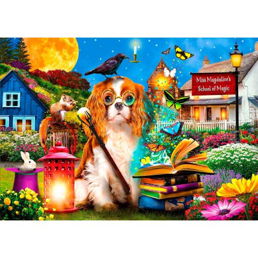 Puzzle Enjoy Escuela de Magia de 1000 Piezas