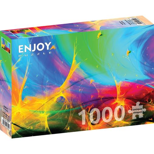 Puzzle Enjoy Fractales del Arco Iris de 1000 Pzs