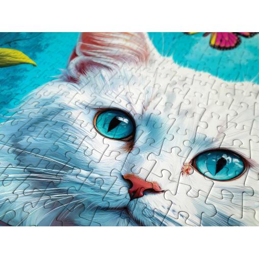 Puzzle Enjoy Gato Blanco de 1000 Piezas