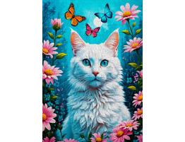 Puzzle Enjoy Gato Blanco de 1000 Piezas