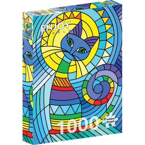 Puzzle Enjoy Gato Ornamental de 1000 Piezas