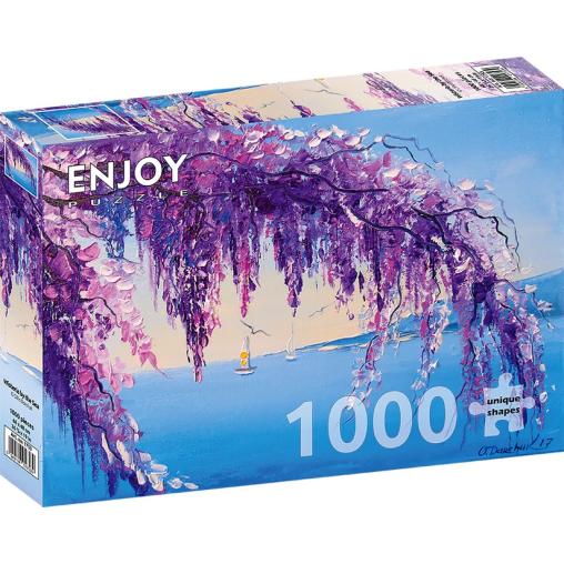 Puzzle Enjoy Glicina Junto al Mar de 1000 Piezas