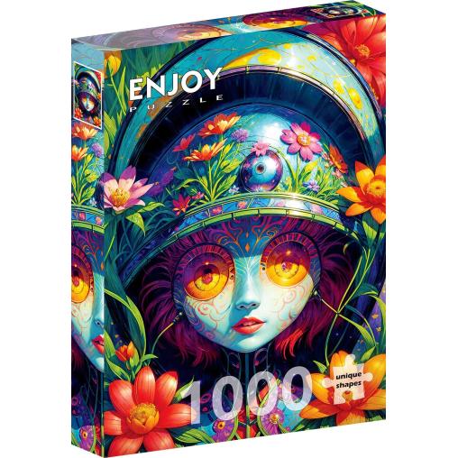 Puzzle Enjoy Guerrero Floral de 1000 Piezas