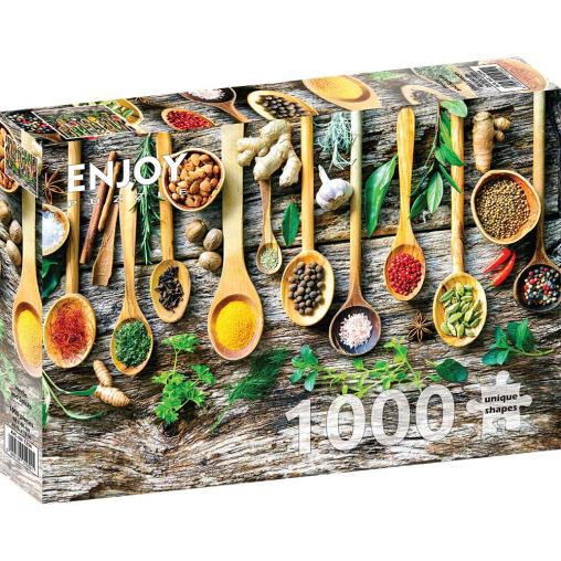 Puzzle Enjoy Hierbas y Especias de 1000 Piezas