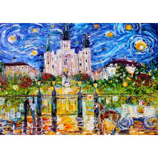 Puzzle Enjoy Jackson Square, Nueva Orleans de 1000 Piezas