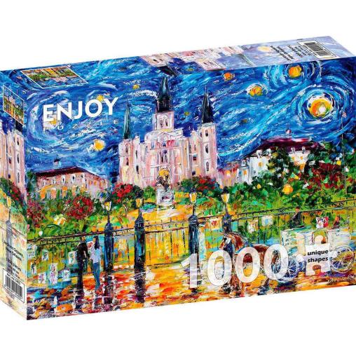 Puzzle Enjoy Jackson Square, Nueva Orleans de 1000 Piezas