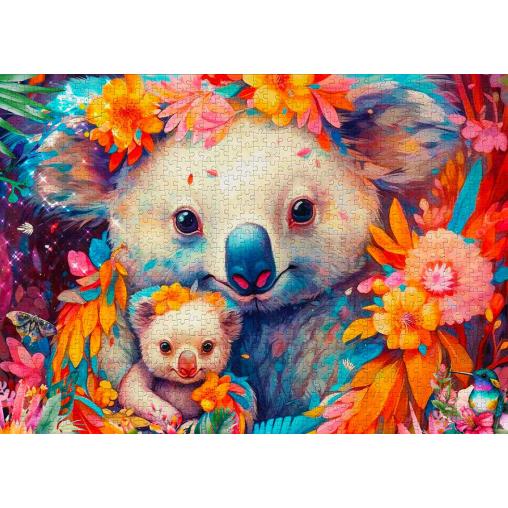 Puzzle Enjoy Abrazo de Koala de 1000 Piezas