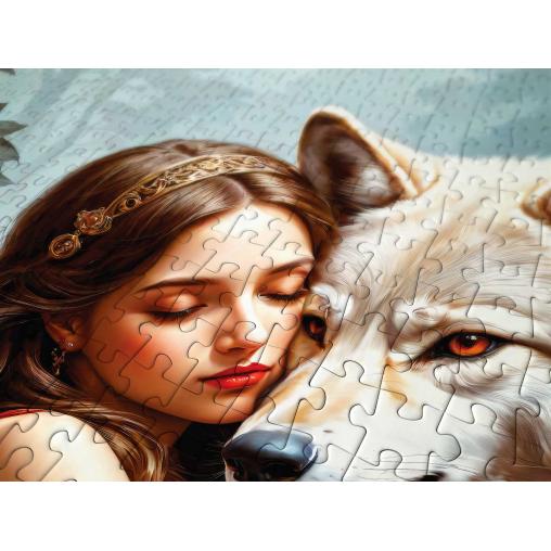 Puzzle Enjoy La Dama y El Lobo de 1000 Piezas