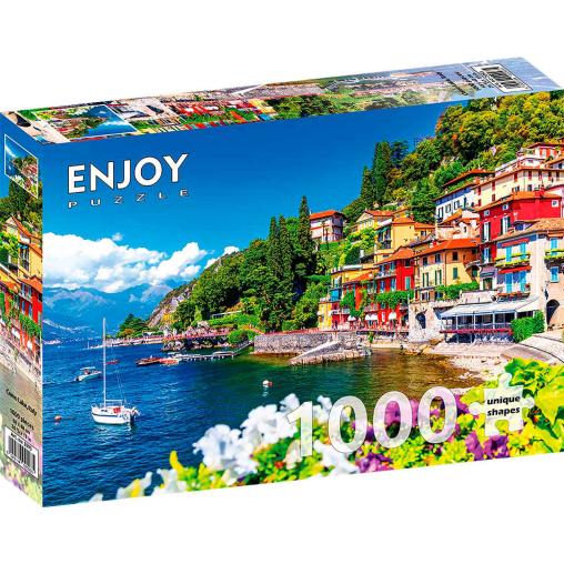 Puzzle Enjoy Lago Como, Italia de 1000 Piezas