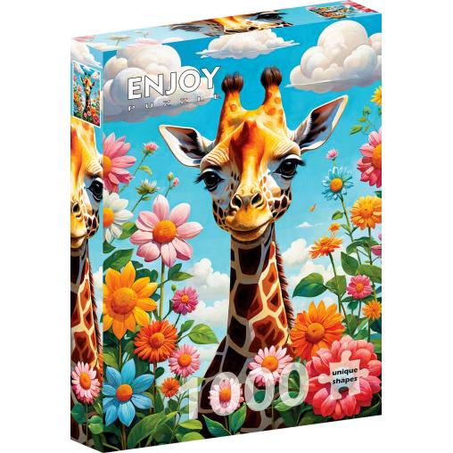 Puzzle Enjoy Linda Jirafa de 1000 Piezas