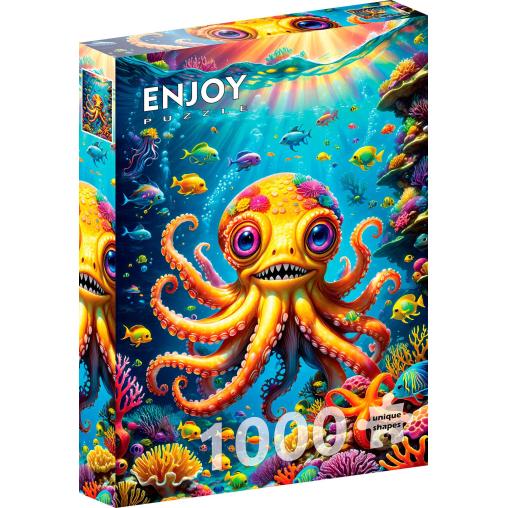 Puzzle Enjoy Lindo Pulpo de 1000 Piezas