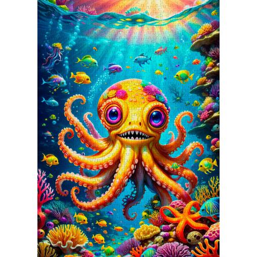 Puzzle Enjoy Lindo Pulpo de 1000 Piezas