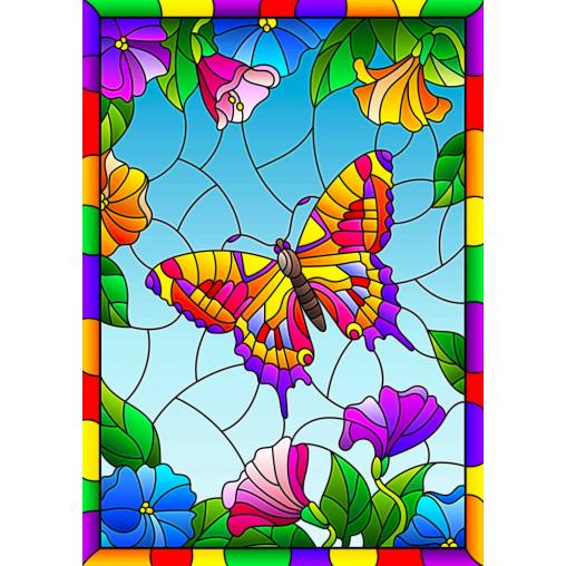 Puzzle Enjoy Mariposa de Cristal de 1000 Piezas