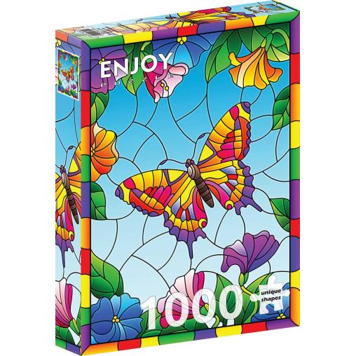 Puzzle Enjoy Mariposa de Cristal de 1000 Piezas