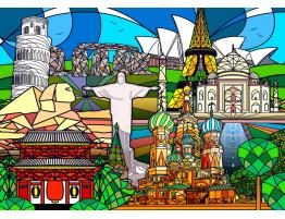 Puzzle Enjoy Monumentos Mundiales de 1000 Piezas