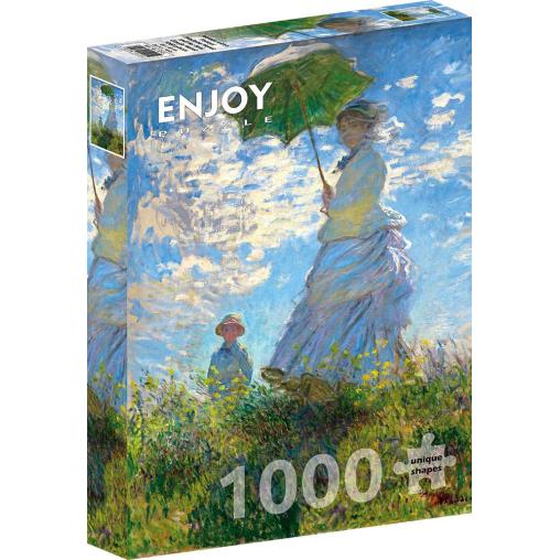 Puzzle Enjoy Mujer con Sombrilla de 1000 Piezas