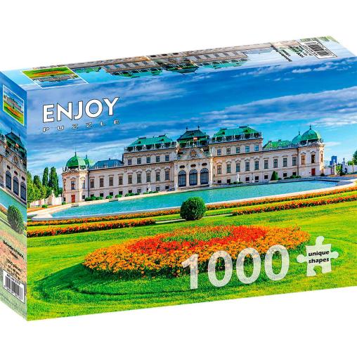 Puzzle Enjoy Palacio Belvedere, Viena de 1000 Piezas