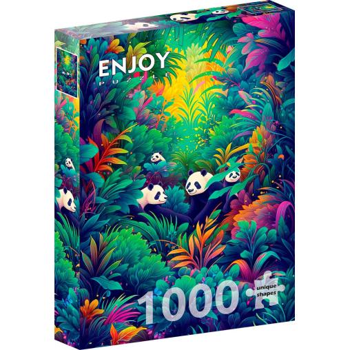 Puzzle Enjoy Paraíso De Panda de 1000 Piezas