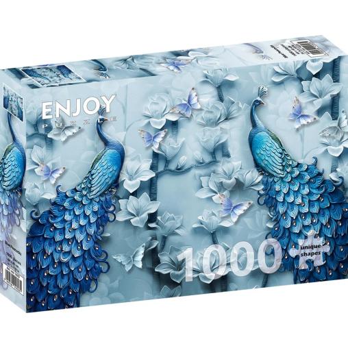 Puzzle Enjoy Pavos Reales de 1000 Piezas