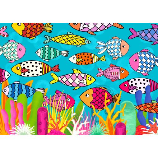 Puzzle Enjoy Peces Estampados de 1000 Piezas