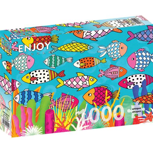 Puzzle Enjoy Peces Estampados de 1000 Piezas