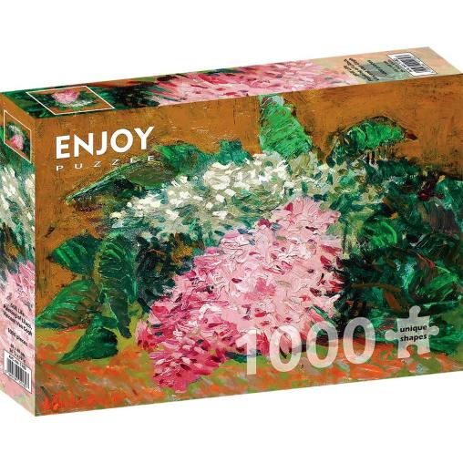 Puzzle Enjoy Pintura de Bodegón de Lilas de 1000 Pzs