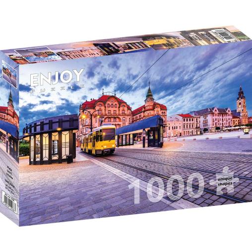 Puzzle Enjoy Plaza de la Unión en Oradea, Rumanía de 1000 Pzs