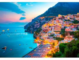 Puzzle Enjoy Positano al Atardecer, Italia de 1000 Piezas