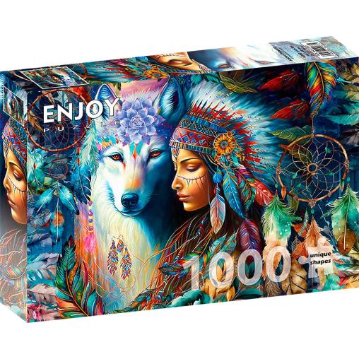 Puzzle Enjoy Princesa Nativa de 1000 Piezas