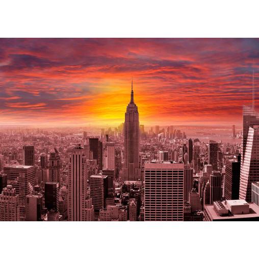 Puzzle Enjoy Puesta de Sol sobre el Horizonte de Nueva York 100