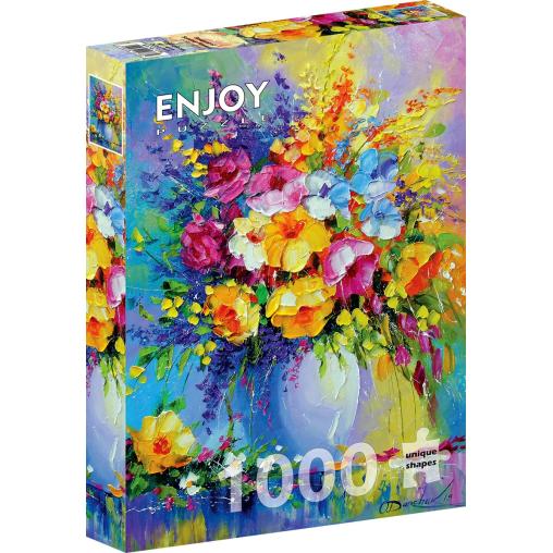 Puzzle Enjoy Ramo de Flores de Verano de 1000 Piezas