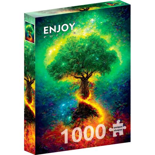 Puzzle Enjoy Árbol Nórdico De La Vida de 1000 Piezas