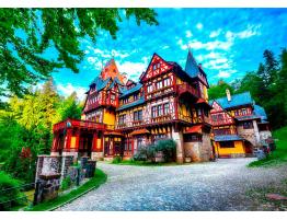 Puzzle Enjoy Residencia Real, Sinaia, Rumania de 1000 Piezas