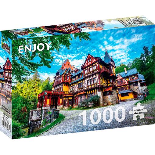 Puzzle Enjoy Residencia Real, Sinaia, Rumania de 1000 Piezas