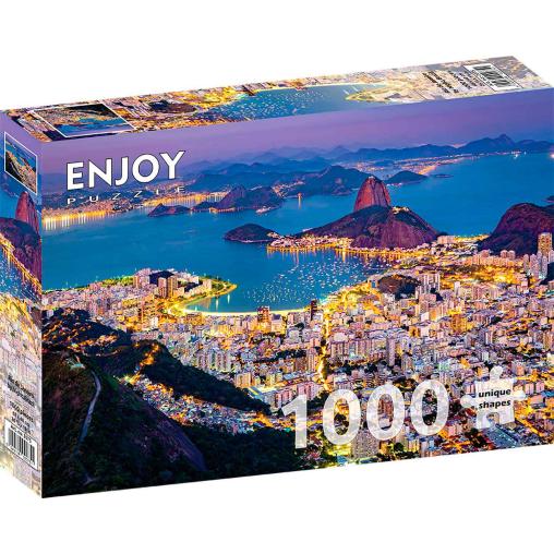 Puzzle Enjoy Río de Janeiro Brasil de 1000 Piezas