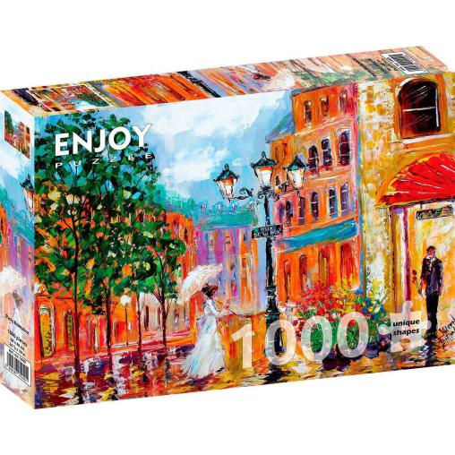 Puzzle Enjoy Romance de París de 1000 Piezas