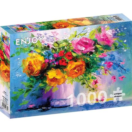 Puzzle Enjoy Rosas de 1000 Piezas