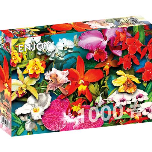 Puzzle Enjoy Selva de Orquídeas de 1000 Piezas