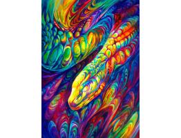 Puzzle Enjoy Serpiente Arcoiris de 1000 Piezas